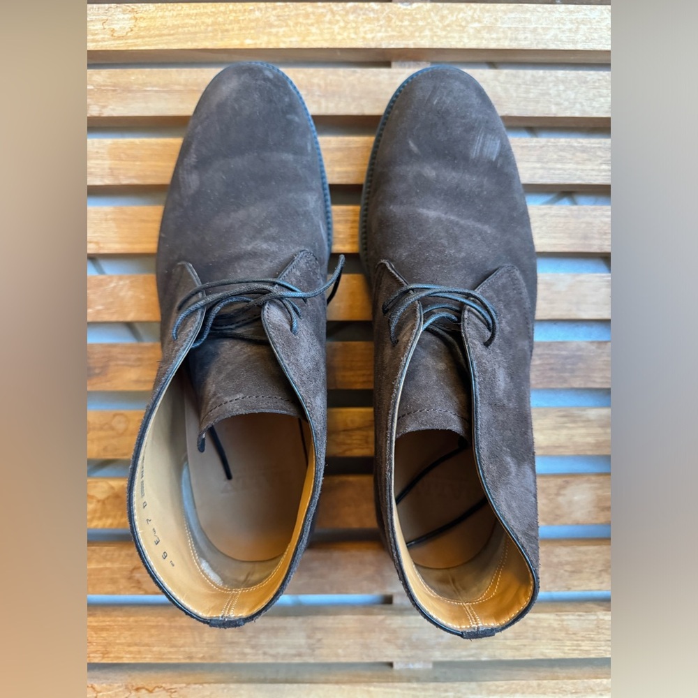 Bally Men’s Brown Suede Low Rise Boot - size 7